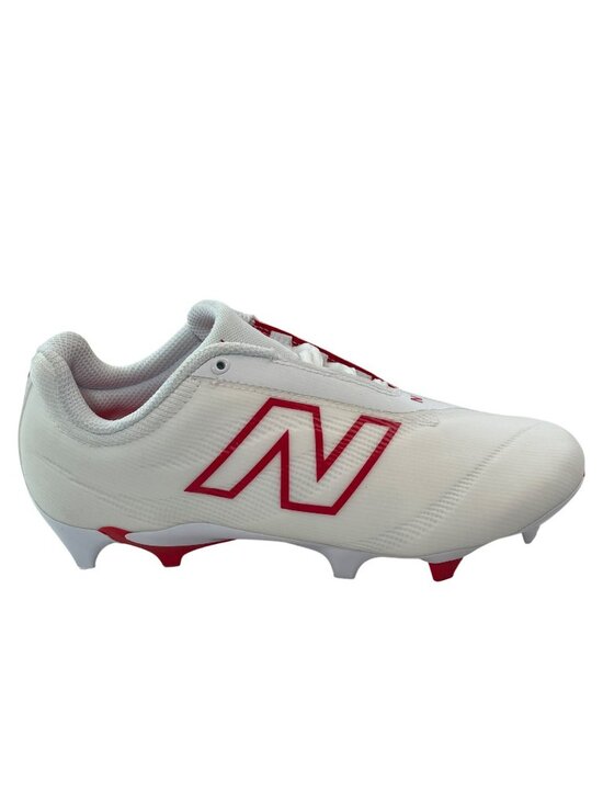 New Balance Other - New Balance Burn X4 Lacrosse Cleats White / Red Men's Size 6.5 NWOT